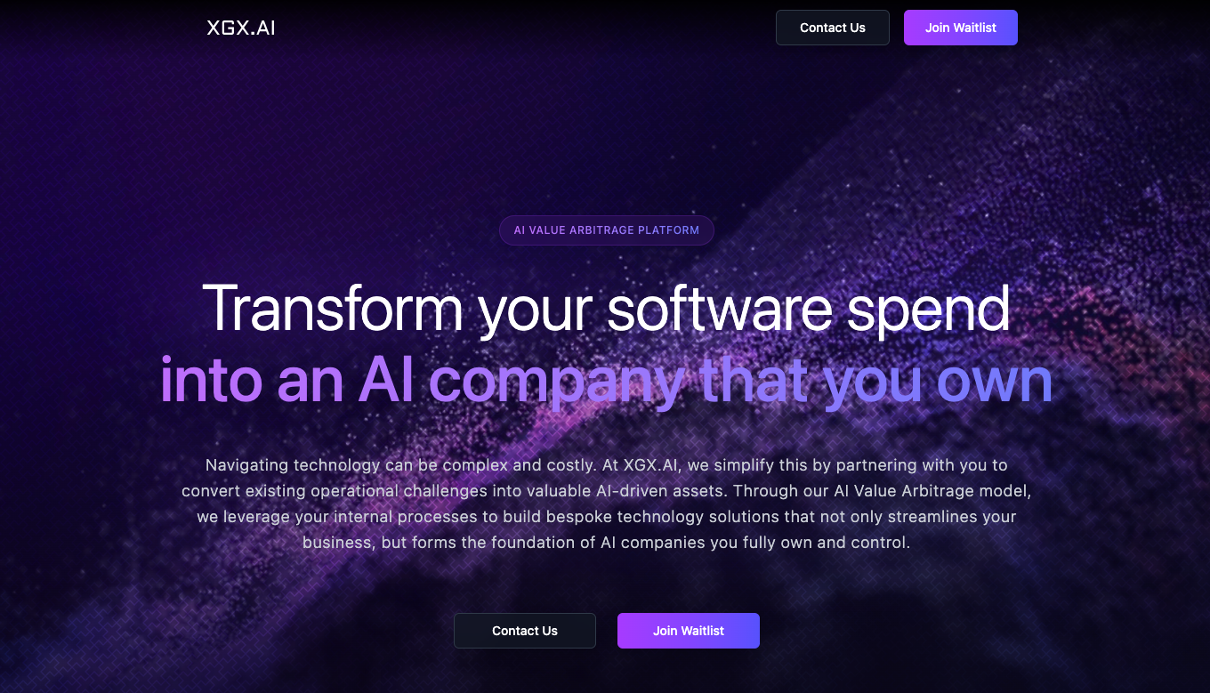 XGX.ai screenshot